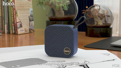 HOCO HC22 Auspicious Mini BT Speaker | TWS Wireless Stereo | 5W Powerful Sound | 4-Hour Playtime | IBRELIA™