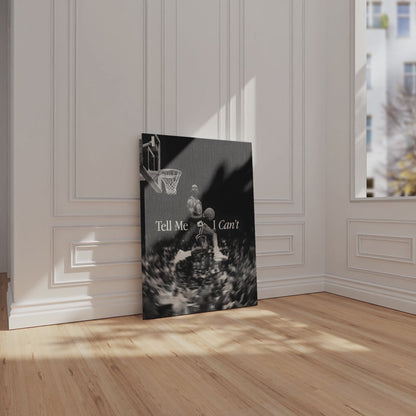 Michael Jordan “Tell Me I Can’t” – 4K Ultra Wrap Frame Wall Art in Pakistan | IBRELIA™
