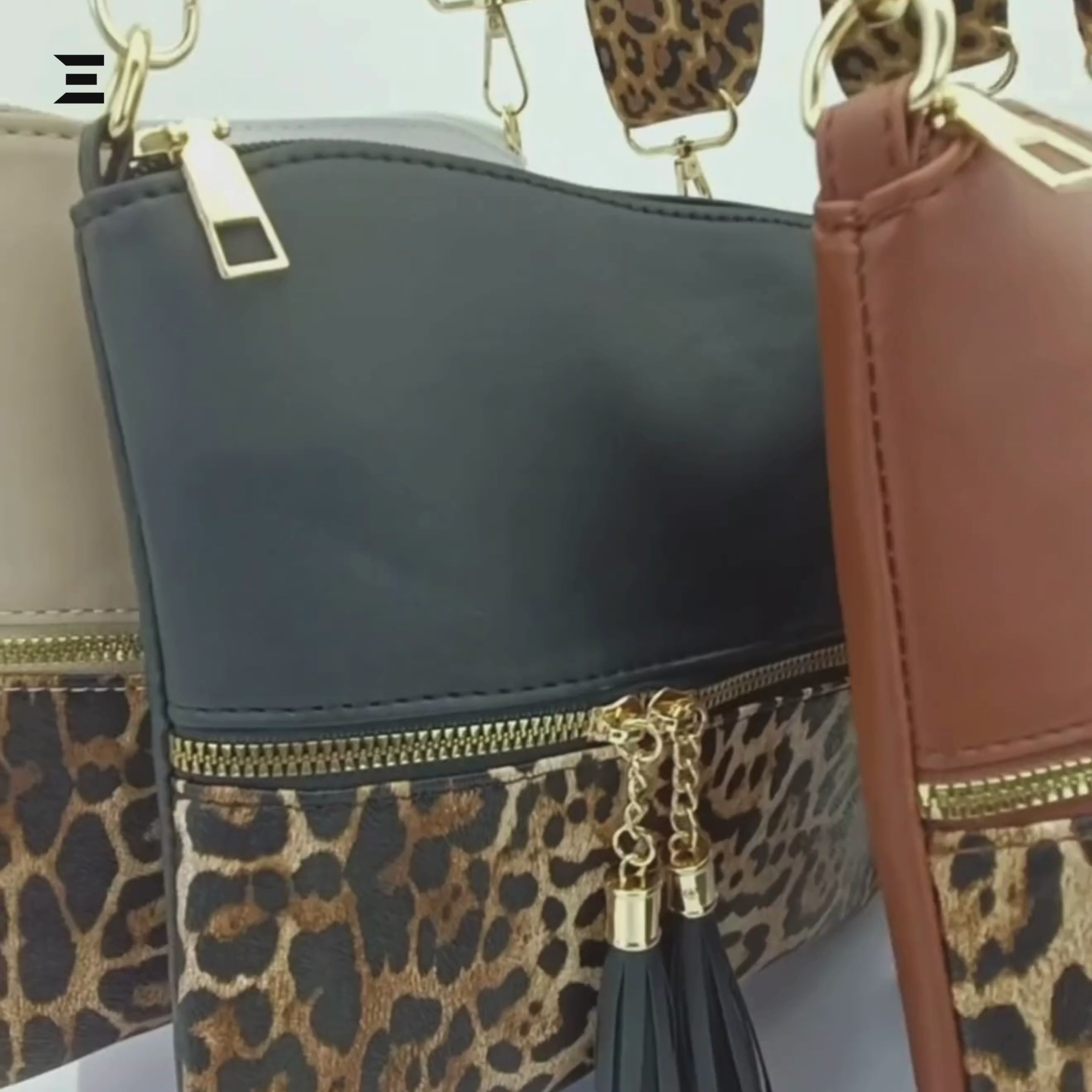 Leopard Print Cross-Body Shoulder Bag for Women | IBRELIA™