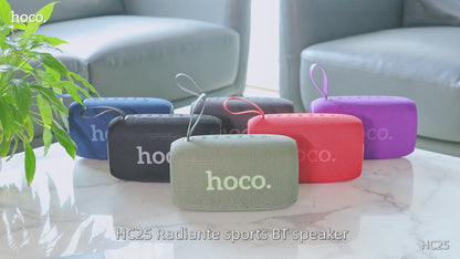 HOCO HC25 Radiante Sports Bluetooth Speaker | 20W Powerful Bass (10W×2) | 4000mAh Battery | Outdoor Wireless Speaker | IBRELIA™