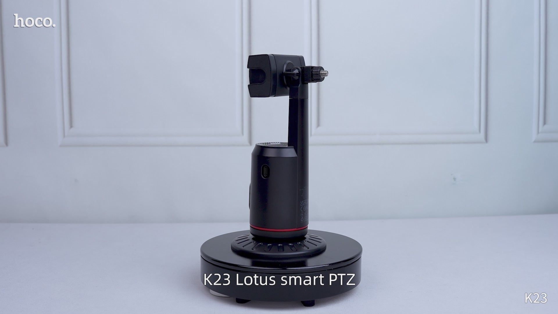 HOCO K23 Auto Face Tracking Holder – 360° Smart Rotation + Bluetooth Remote | IBRELIA™