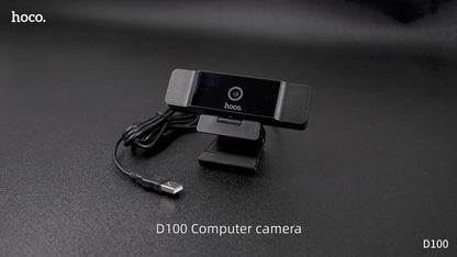HOCO D100 1080P HD Computer Webcam – Built-in Microphone | IBRELIA™