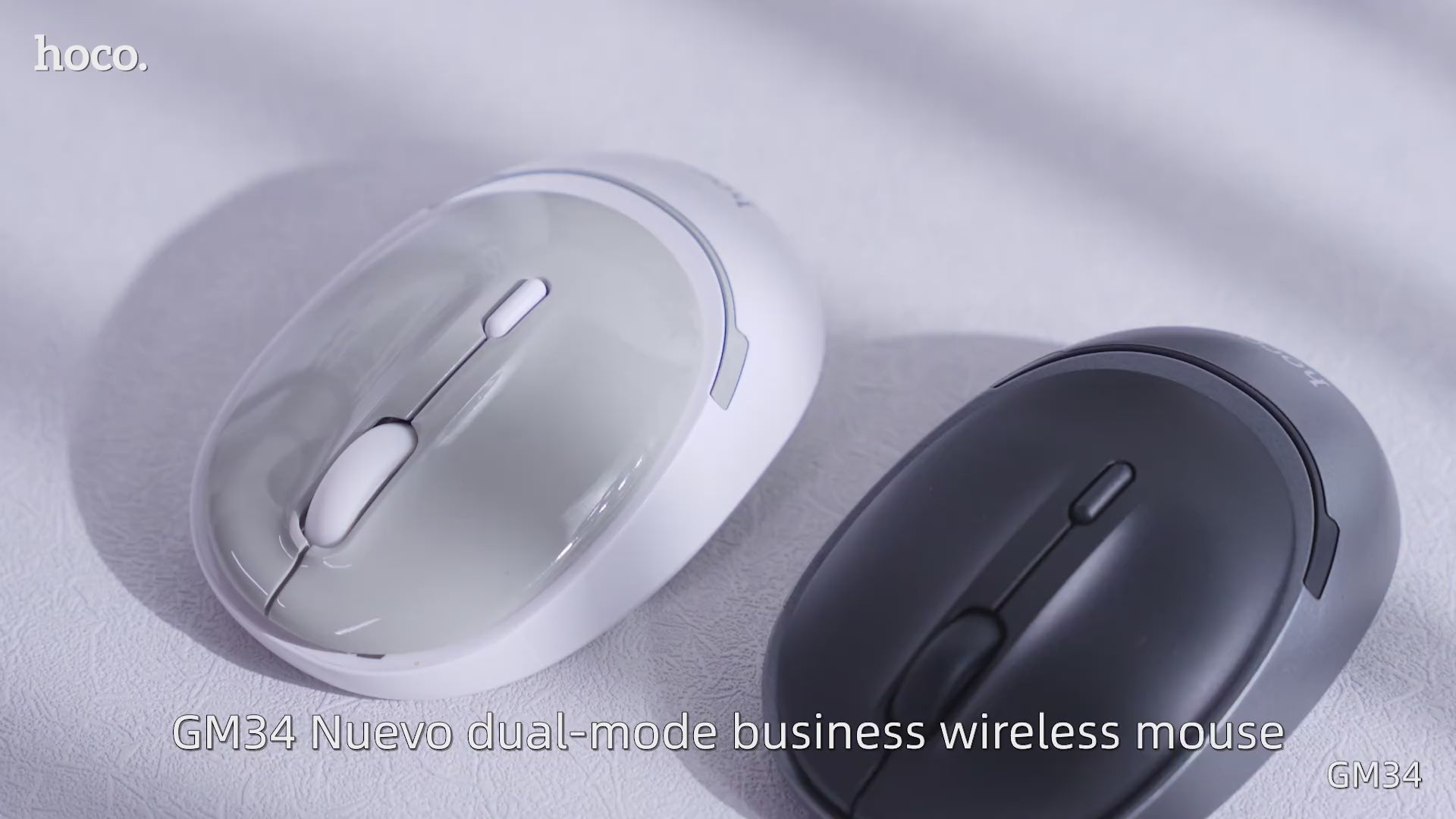 HOCO GM34 Wireless Business Mouse – Black / Grey | IBRELIA™