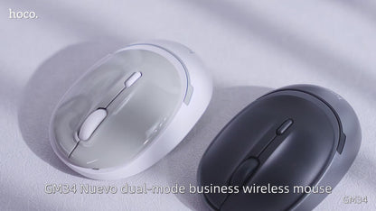 HOCO GM34 Wireless Business Mouse – Black / Grey | IBRELIA™