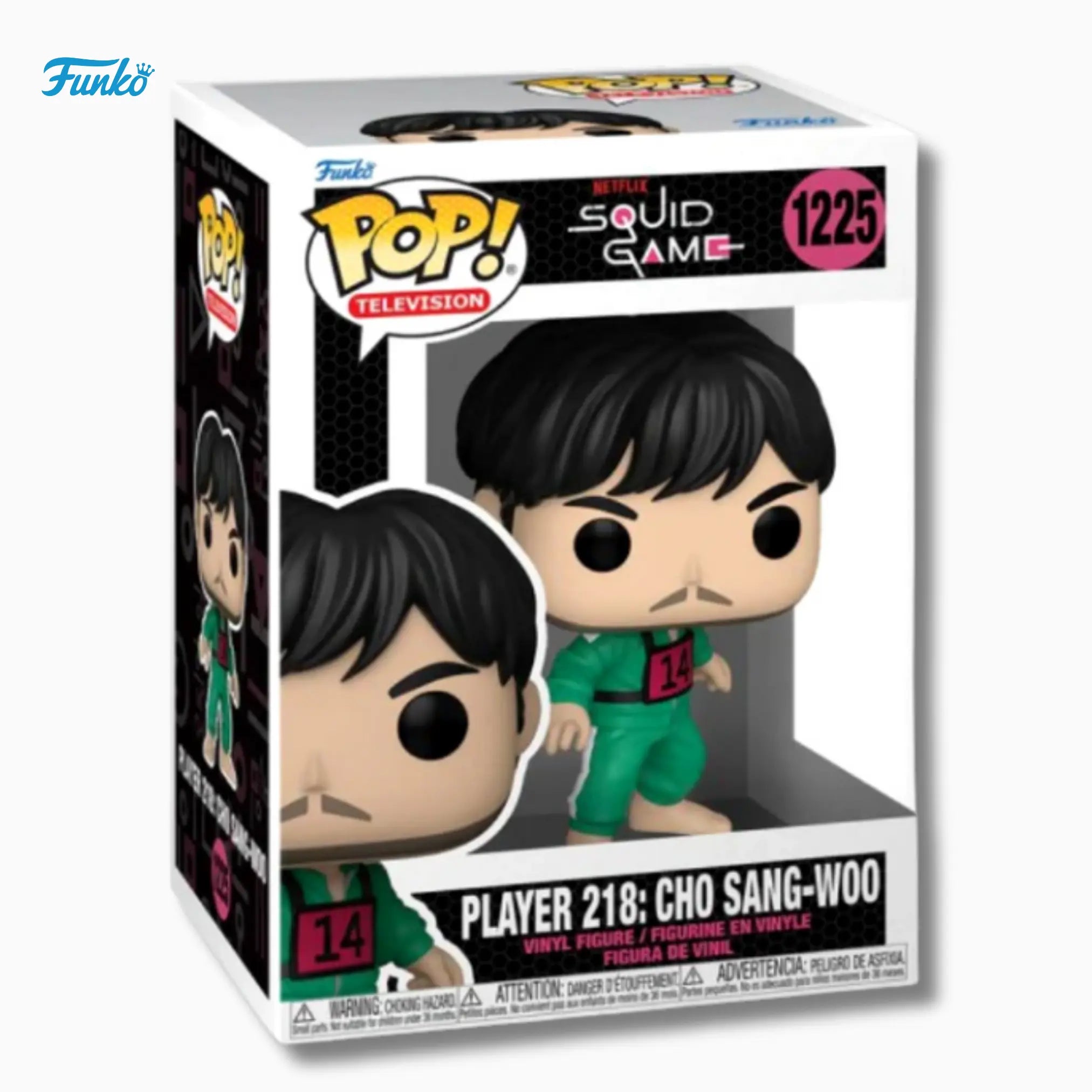 Funko Pop! Squid Game: Player 218 – Cho Sang - Woo 1225 (4 - Inch) - IBRELIA