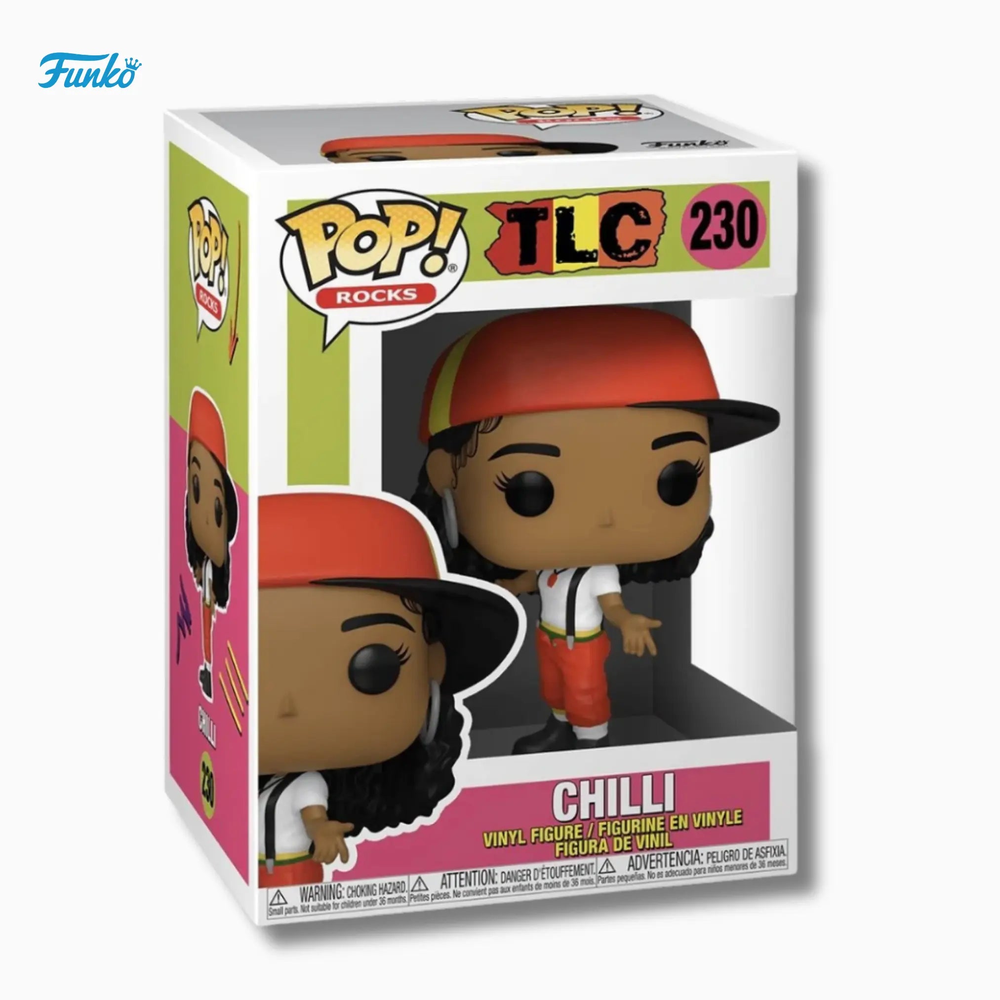 Funko Pop! Rocks: TLC – Chilli 230 (4 - Inch Vinyl Figure) - IBRELIA