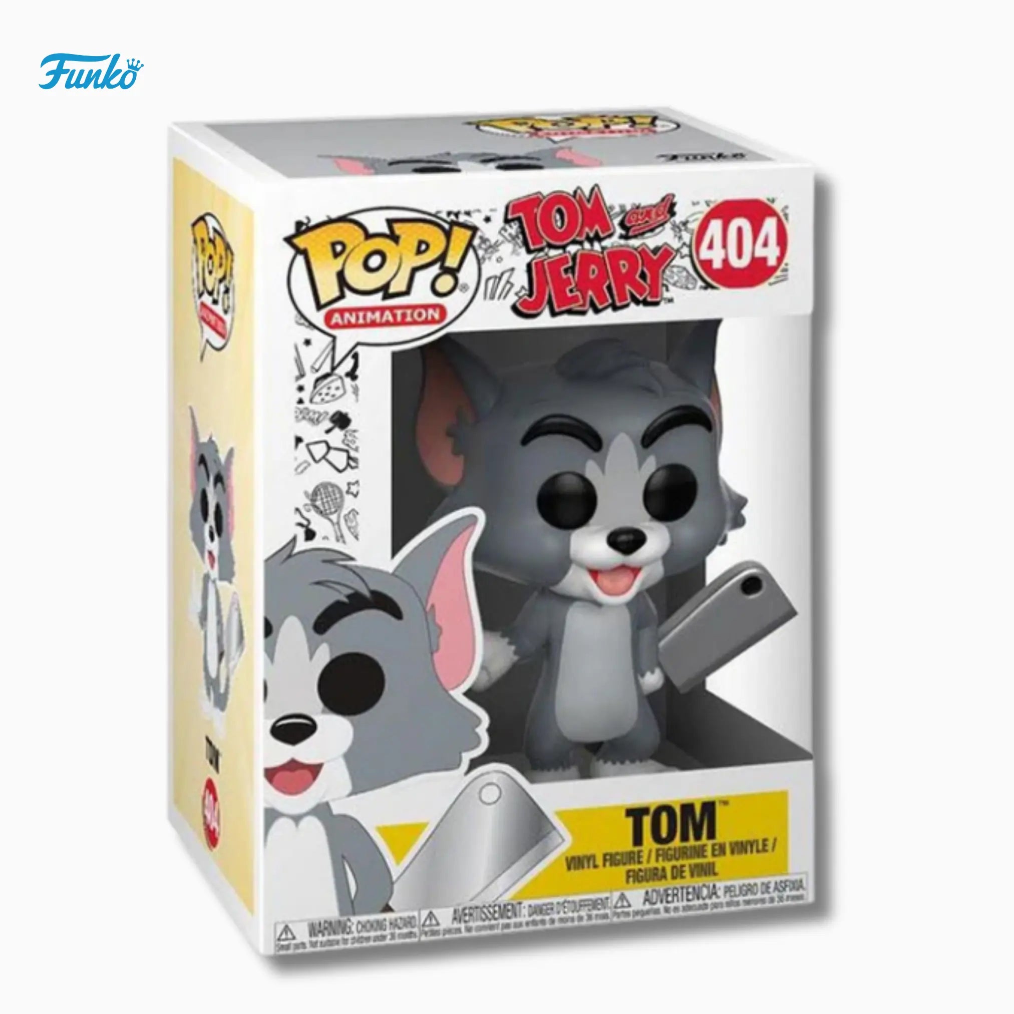 Funko Pop! Animation: Tom #404 (Tom & Jerry) Vinyl Figure – 4 Inch IBRELIA