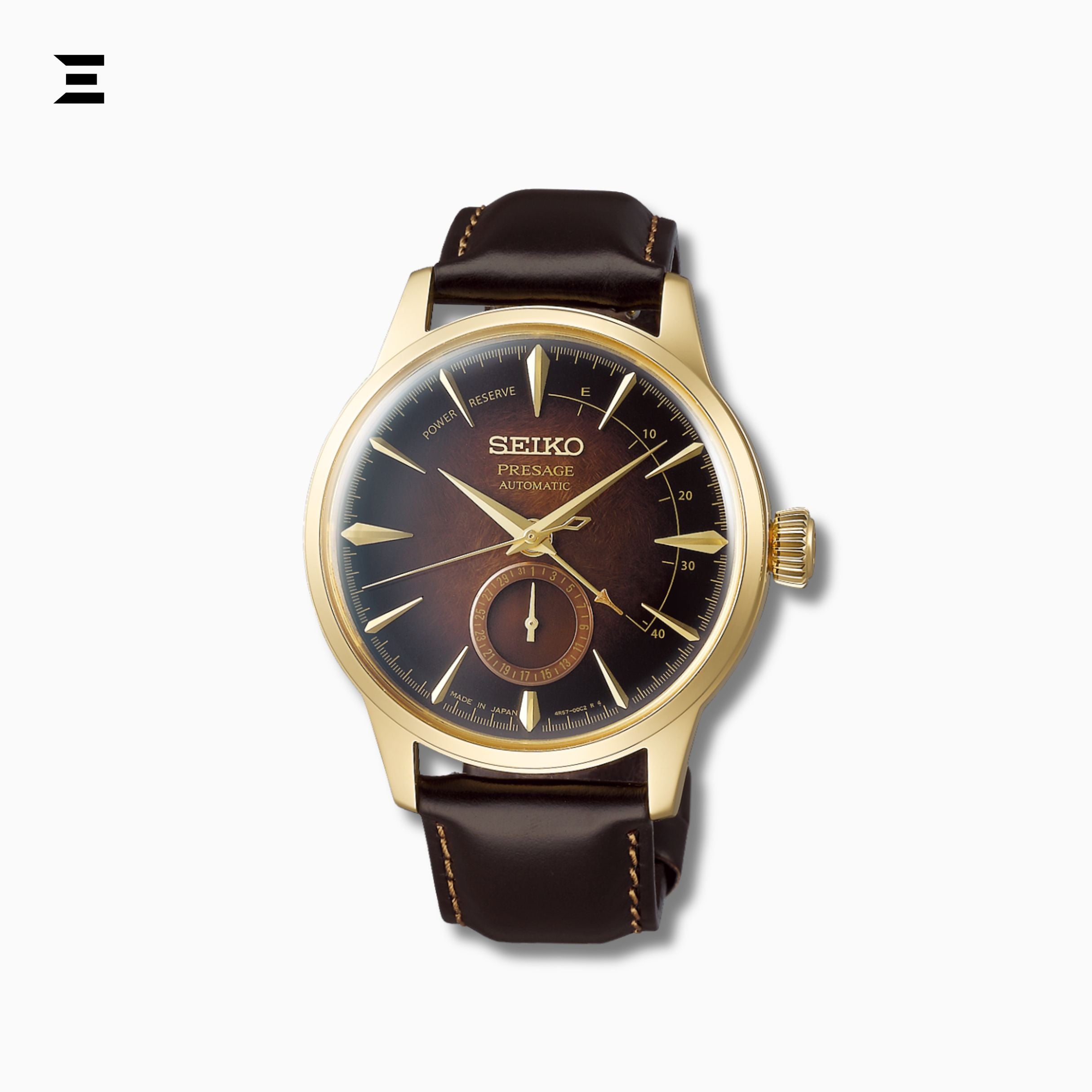 Seiko Presage Cocktail Time “Old Fashioned” SSA392J1 | Limited Edition Automatic Watch | Brown Dial | Complete Box Set