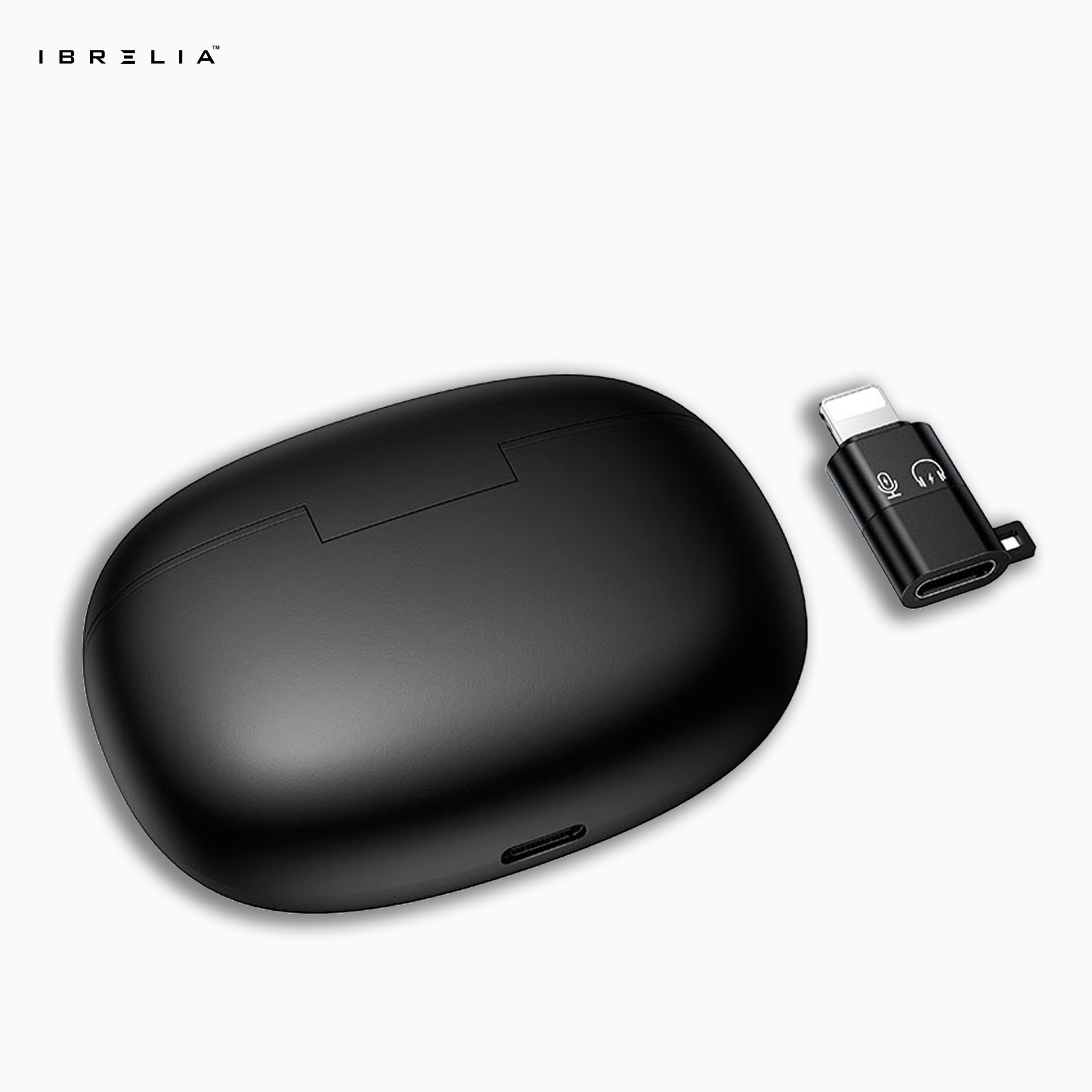 HOCO L19 Dual-Mic Wireless Mini Digital Microphone (Type-C + Lightning Adapter) | IBRELIA™